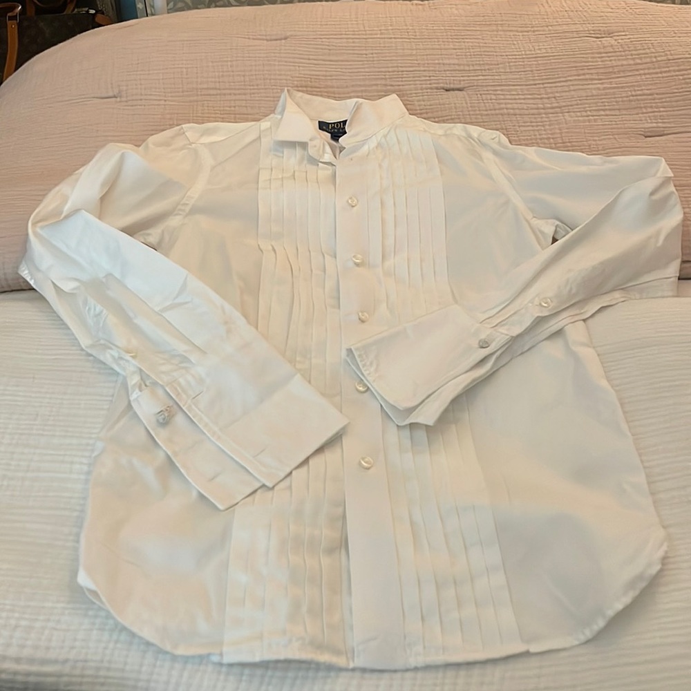 Polo Boys Tux Shirt Sz 14